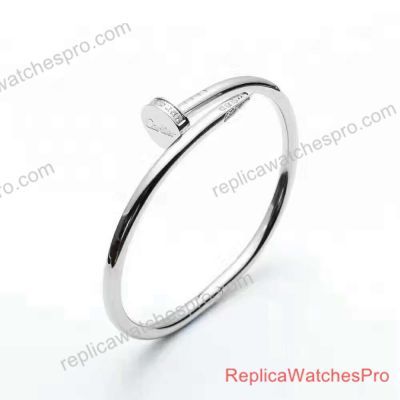 Replica Cartier Juste Un Clou Bracelet Stainless Steel Nail Diamonds